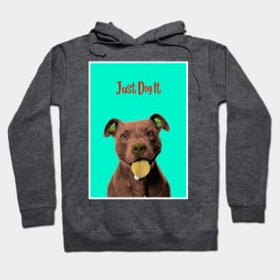 Just Dog It Blue Hoodie